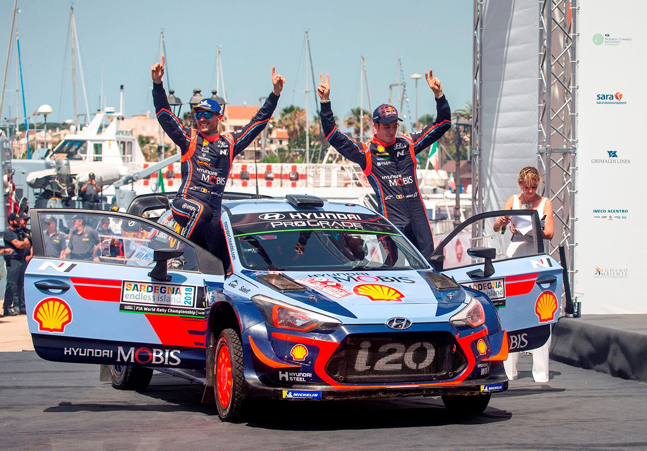 Ралли Сардиния – третья победа Hyundai Motorsport на этапах WRC