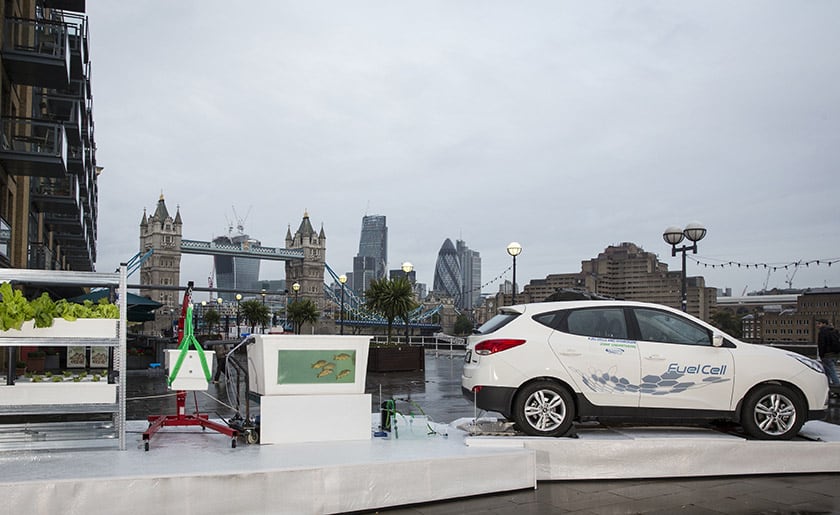 Первые в мире серийные автомобили на водородном топливе уже в Лондоне