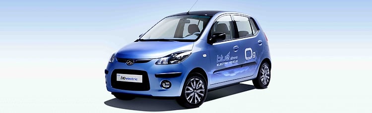 Hyundai Motor представляет свой первый электромобиль BlueOn