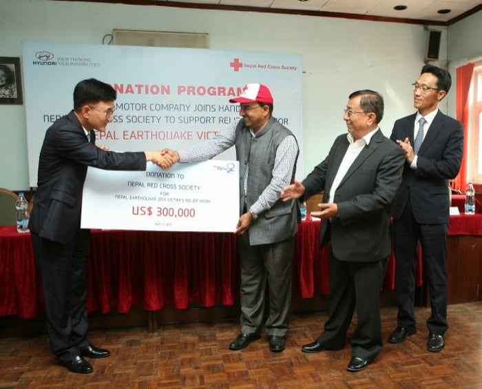Hyundai Motor пожертвует 300 000 долларов США для устранения последствий землетрясения в Непале