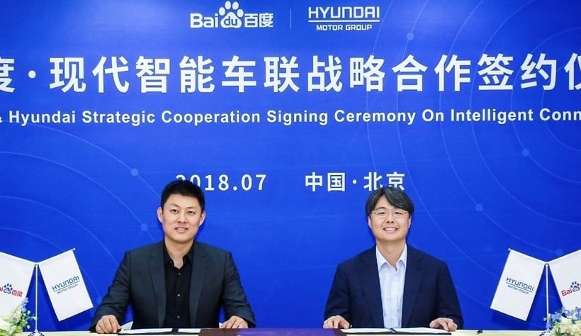 Hyundai Motor Group и Baidu расширяют партнерство в сфере разработки подключенных автомобилей нового поколения