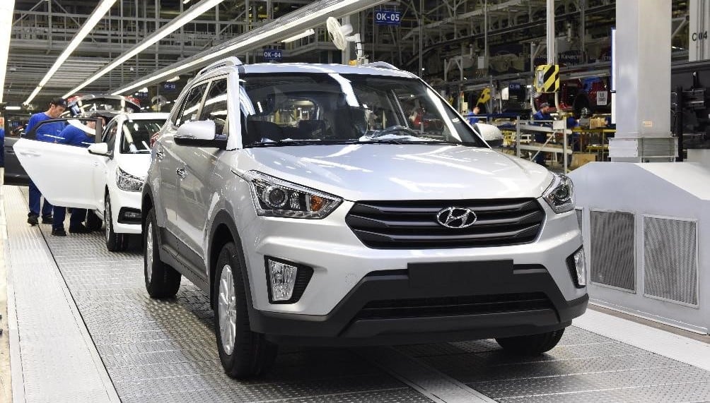 Российский завод Hyundai продемонстрировал рост объема производства