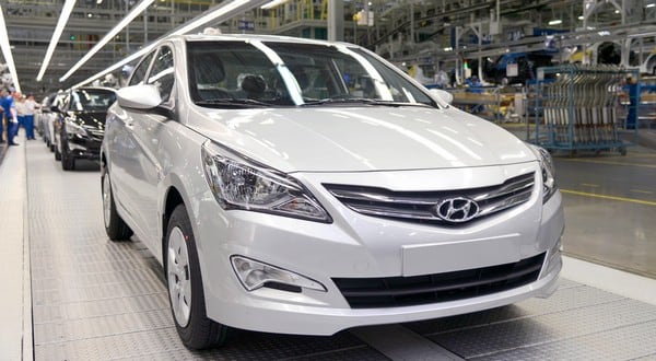 Российский завод Hyundai продемонстрировал стабильные результаты работы по итогам первого полугодия 2015 года