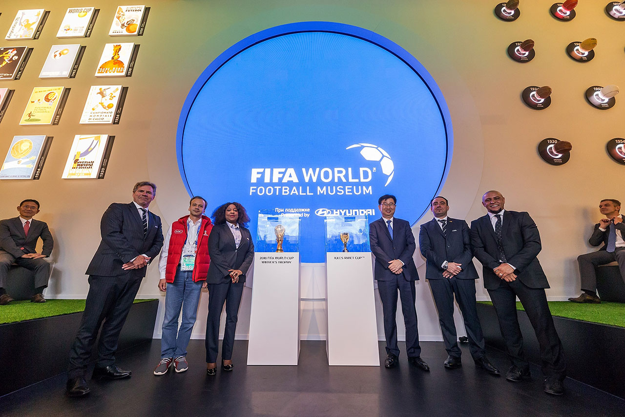 В Hyundai Motorstudio открылась экспозиция «Музей мирового футбола FIFA при поддержке Hyundai»