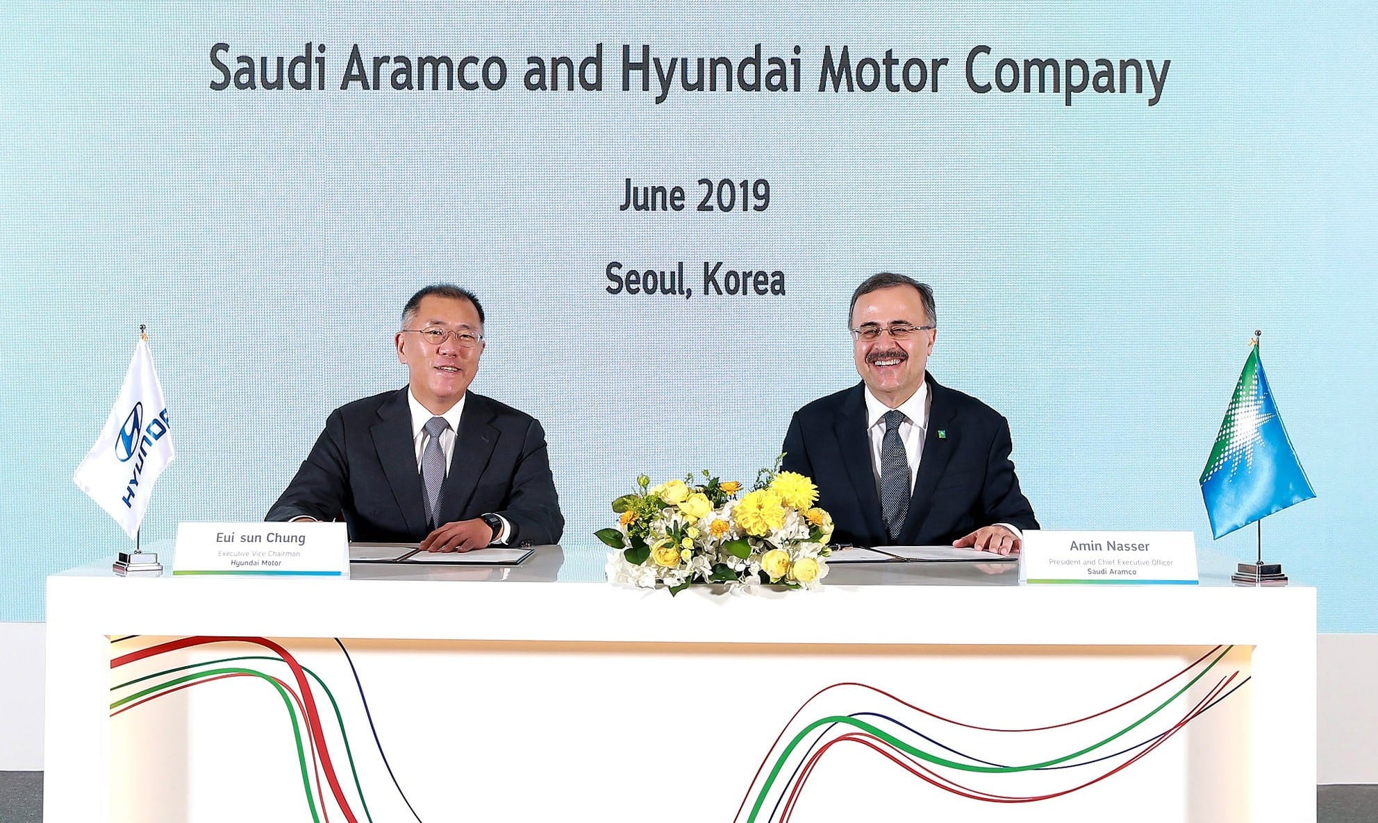 Hyundai Motor и Saudi Aramco будут сотрудничать в сфере водородной экономики, неметаллических материалов и технологий будущего