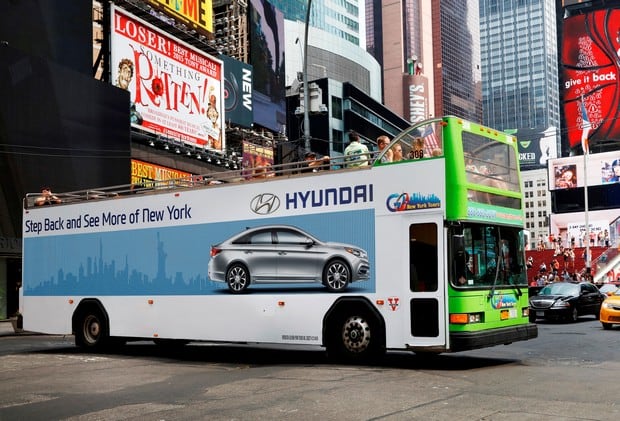 Hyundai Motor представит «мобильные картины» для туристов в шести культовых городах мира